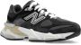 New Balance Zwarte Sneakers Aanbevolen Logo Suède Canvas Rubberen Zool Black - Thumbnail 27
