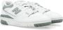 New Balance 550 Leren Sneakers met Perforaties White Dames - Thumbnail 3
