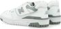 New Balance 550 Leren Sneakers met Perforaties White Dames - Thumbnail 5