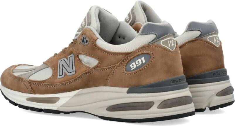 New Balance Stijlvolle U991 Sneakers Brown Heren