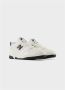 New Balance Lakleren Sneakers met Iconisch Ontwerp White Heren - Thumbnail 7