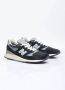 New Balance Suede Mesh Panel Sneakers Black Heren - Thumbnail 3