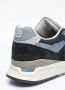 New Balance Suede Mesh Panel Sneakers Black Heren - Thumbnail 5