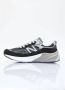 New Balance Zwarte Sneakers Suède Rubberen Zool Canvas Black - Thumbnail 10