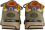 New Balance Suede Olive Leaf Sneakers 993 Green Heren - Thumbnail 3