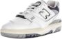 New Balance Witte Sneakers Stijlvol Ronde Neus Vetersluiting White Heren - Thumbnail 26