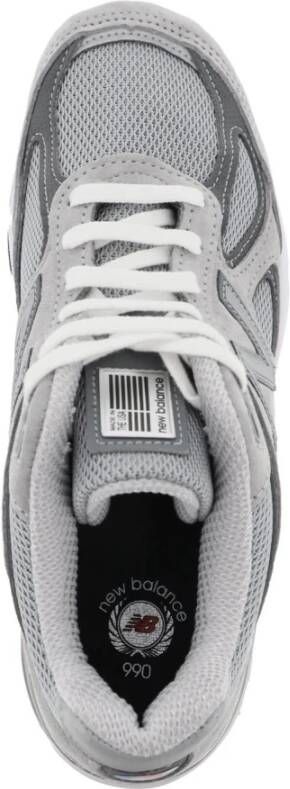 New Balance USA 990v4 Sneakers Gray Heren