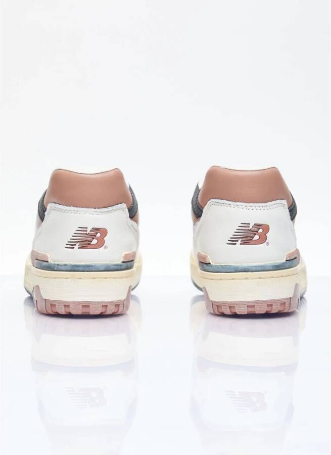 New Balance Verontruste Leren Sneakers Multicolor Heren