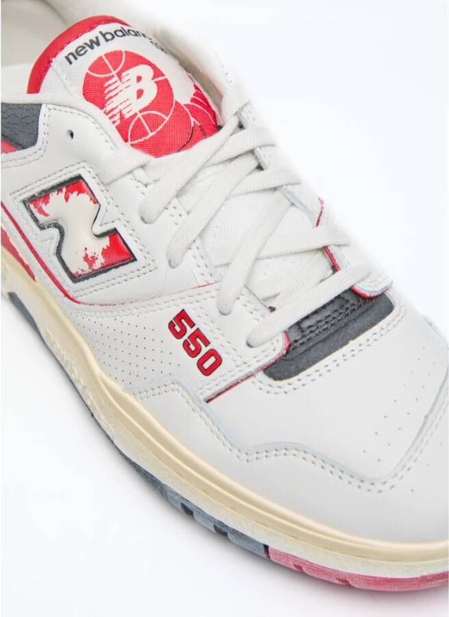 New Balance Verweerde Leren Sneakers Multicolor Heren