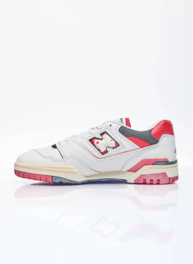 New Balance Verweerde Leren Sneakers Multicolor Heren