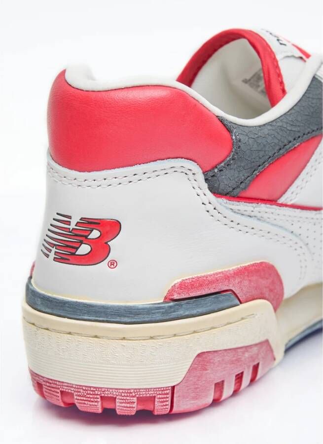 New Balance Verweerde Leren Sneakers Multicolor Heren