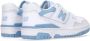 New Balance 550 Witte Universiteitsblauwe Sneakers White - Thumbnail 12