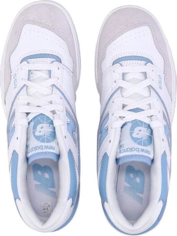 New Balance Wit Blauw Lage Top Sneaker Blue Heren
