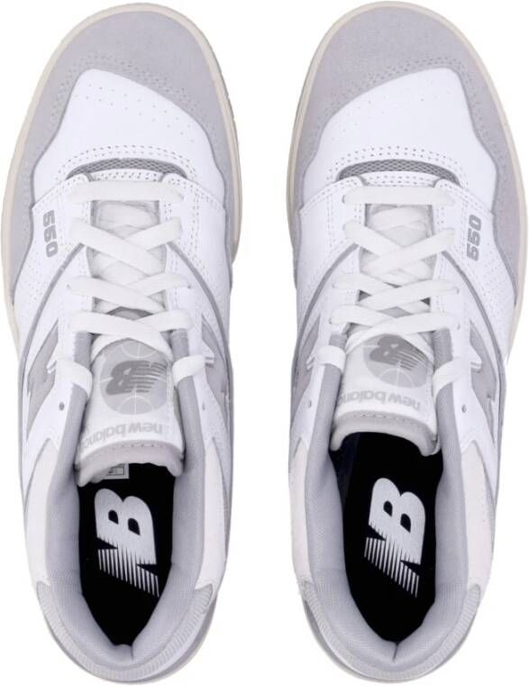 New Balance Wit Grijs Lage Sneaker 550 Streetwear Multicolor Heren