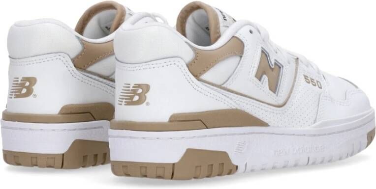 New Balance Wit Karamel Lage Vetersneaker White Dames