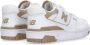 New Balance Beige Sneakers van Kalfsleer voor Vrouwen White Dames - Thumbnail 5