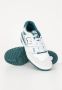 New Balance Vintage Teal Basketbal-geïnspireerde Leren Sneakers White Heren - Thumbnail 9