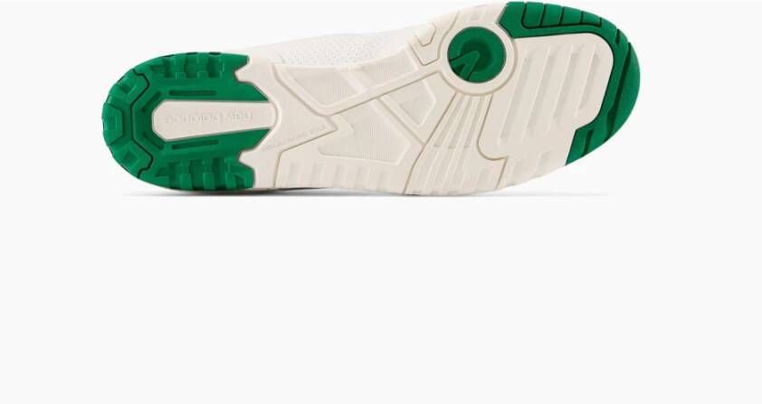 New Balance Witte en Groene 550 Sneakers White Heren