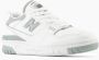 New Balance 550 Leren Sneakers met Perforaties White Dames - Thumbnail 13
