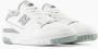 New Balance 550 Leren Sneakers met Perforaties White Dames - Thumbnail 15