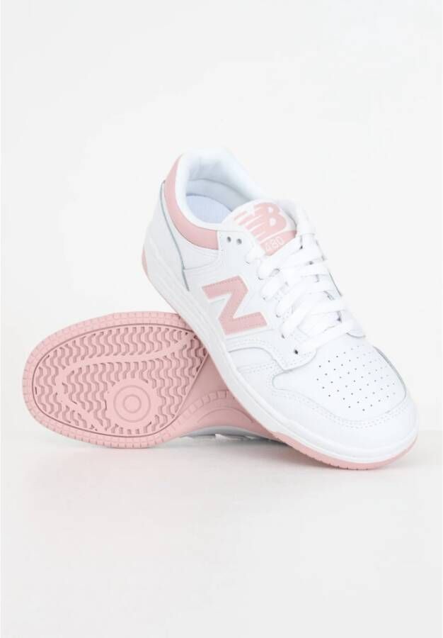 New Balance Witte en roze sneakers voor dames White Dames