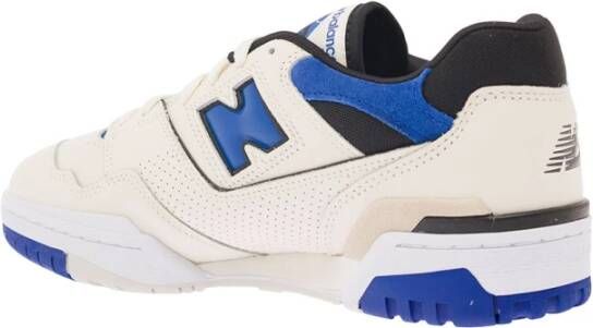 New Balance Witte lage sneakers met blauw logo Wit Heren