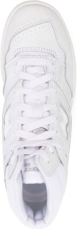 New Balance Witte Sneakers met Stoffen Voering en Rubberen Zool White - Foto 4