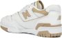 New Balance Witte Leren Logo Sneakers White Dames - Thumbnail 3