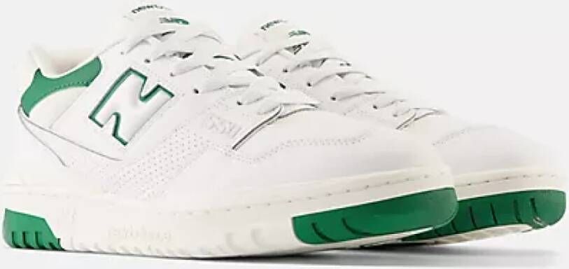 New Balance Witte Leren Sneakers Bb550Swb White Heren