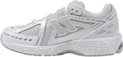 New Balance Witte Leren Sneakers met Rubberen Zool White Dames