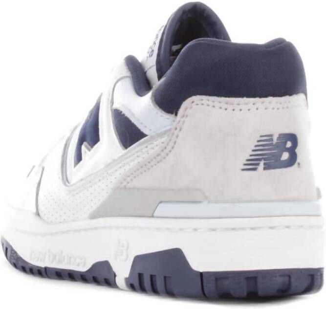 New Balance Witte Leren Sneakers Multicolor Heren