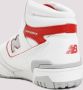 New Balance Witte Leren Sneakers Ronde Neus White Heren - Thumbnail 3