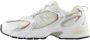 New Balance Multicolor Mesh Leren Sneakers Unisex Multicolor - Thumbnail 19