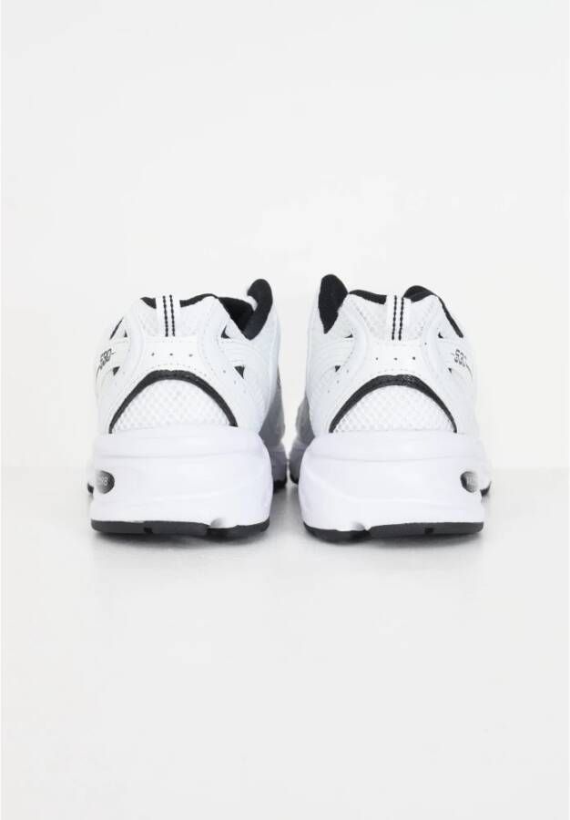 New Balance Comfort Sneakers met Stoffen en Leren Bovenwerk White - Foto 4