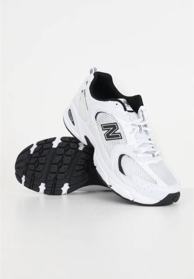 New Balance Comfort Sneakers met Stoffen en Leren Bovenwerk White - Foto 5