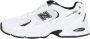 New Balance Comfort Sneakers met Stoffen en Leren Bovenwerk White - Thumbnail 7