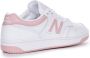 New Balance Witte Roze Basketbal Stijl Sneakers White Dames - Thumbnail 10