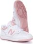 New Balance Witte Roze Basketbal Stijl Sneakers White Dames - Thumbnail 12