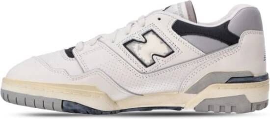 New Balance Witte Sneakers 550 met Contrast Inzetstukken White Heren