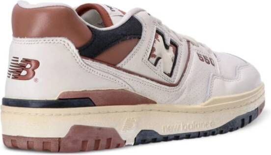 New Balance Witte Sneakers met Contrast Inzetstukken Multicolor Heren