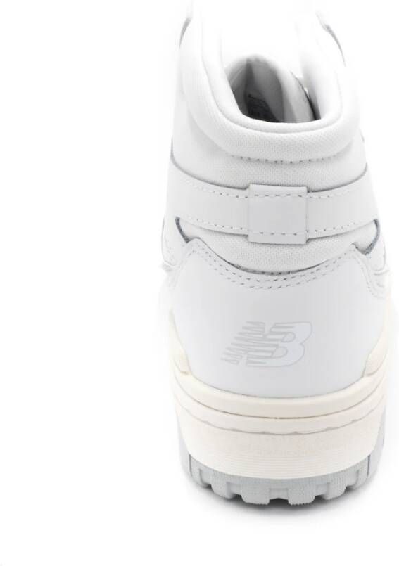 New Balance Witte Sneakers met Stoffen Voering en Rubberen Zool Wit Heren