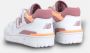 New Balance Witte Sneakers Suede Regular Fit Multicolor Dames - Thumbnail 4