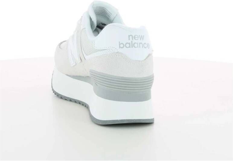 New Balance Witte Wl574+ Damessneakers White Dames