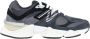 New Balance Zwarte Sneakers Aanbevolen Logo Suède Canvas Rubberen Zool Black - Thumbnail 14