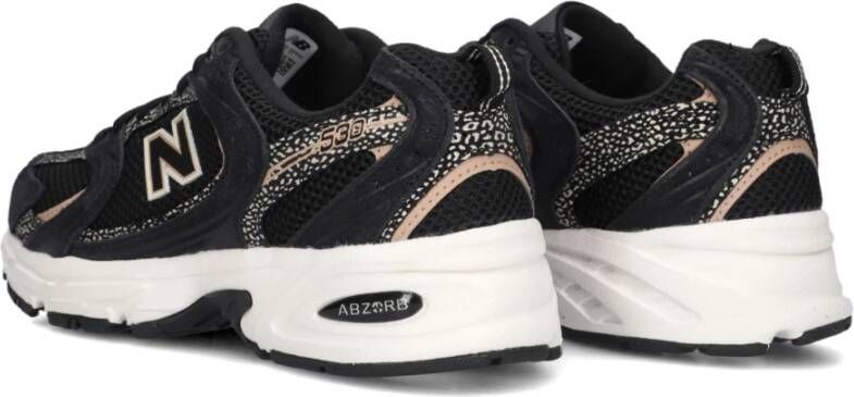 New Balance Zwarte Lage Sneakers Dames U530 D