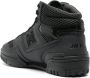 New Balance Zwarte Leren High-Top Sneakers Black Heren - Thumbnail 3
