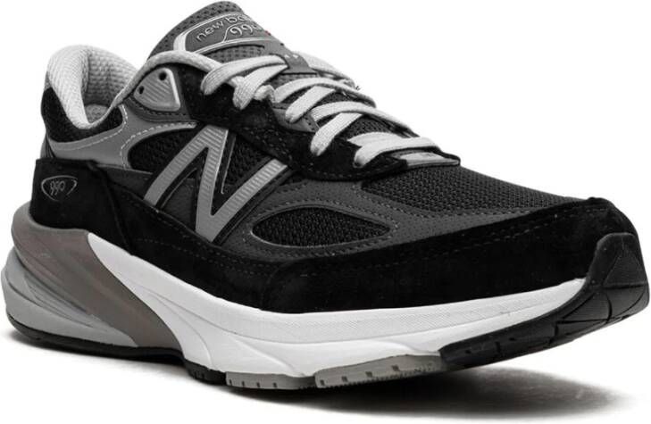 New Balance Zwarte Sneakers met Mesh Panelen Multicolor Heren