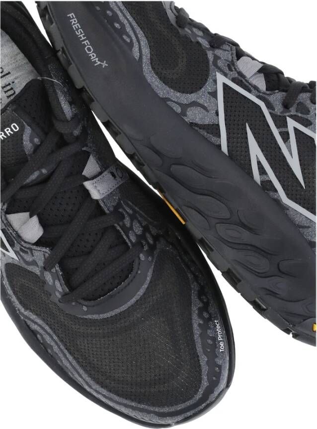 New Balance Zwarte Sneakers Ronde Neus Logo Tab Black Heren