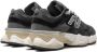 New Balance Zwarte Sneakers Aanbevolen Logo Suède Canvas Rubberen Zool Black - Thumbnail 8