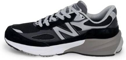 New Balance Zwarte Stoffen Sneakers Lente Zomer Collectie Black Heren